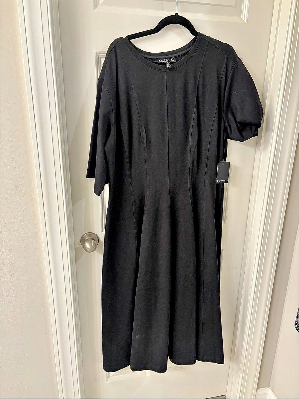 ELOQUII Black Dress Size 16 NWT